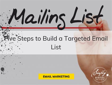 free targeted email lists